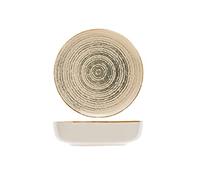 COSY TRENDY 5964019 - Plato hondo (18,5 x 5 cm, gres), color gris