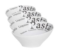 Cosy & Trendy 601764 Trinity Cuenco «Pasta» de Porcelana, 19 cm (Paquete de 4)