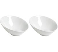Cosy & Trendy HB0033 Ensaladera, Blanco, 19 cm (Paquete de 2)