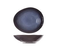Cosy & Trendy Plato Hueco OvaleSaphire Azul-19,5 X 16,5 Cm-Juego de 4