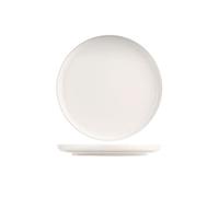 Cosy & Trendy - Plato plano de gres báltico, blanco, D27 cm