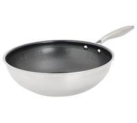 Cosy & Trendy Wok de acero inoxidable antiadherente Hexapro,D28Xh9 Cm-Todos los quemadores incluyendo Inducción