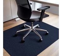 COSYLAND Tapis Chaise de Bureau 2.0, 90 X 120cm Antidérapant ProtectionTapis de Sol Bureau, Protège Parquet Chaise roulettes pour Sols Durs, Tapis Fauteuil Bureau, Bleu ROI