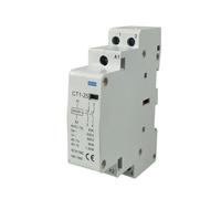 COSZWQDP Contactor de CA doméstico bifásico CT1-25/2P, 2NO, Bobina 220/230 V, 1 A, 25 A
