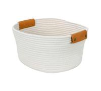Cotton Rope Storage Baskets - Lightweight Woven Basket, Clothes Basket
