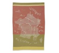 Coucke - Paño de Cocina con Estampado de algodón, 50 x 75 cm, Les Monuments de France