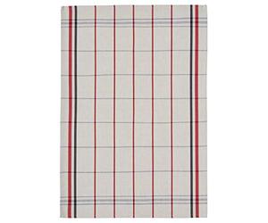 Coucke Paño de Cocina Estampado Jacquard de algodón, León, Natural, 50 x 75 cm