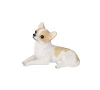 CoudarTitie Figurita Perro Miniatura Resina Escultura Animal Estatua Cachorro Adorno Mascota Resina Detallada con Ojos Redondeados y, Color to 1, 5.2 8cm