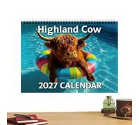 Coun2027 Wal1l 1Calendar Jan-Dec 2027 Large Block Notes To-Do List Planner1