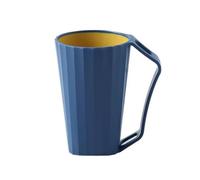 Couple Creative Simple Home - Vaso de cepillado con mango (azul)