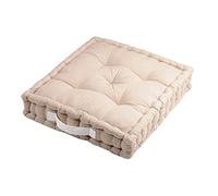 Coussin DE Sol Duo Lin/Ecru 45X45X10 cm