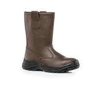 Coverguard Workwear Botas de seguridad PYROXITE sin forro S3 SRC marrón 39