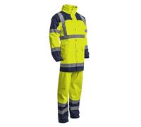 Coverguard Workwear Conjunto impermeable de trabajo HYDRA alta visibilidad Amarillo fluo XL 50/52
