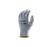 Coverguard Guante de poliéster y PU Gris para medio seco T8