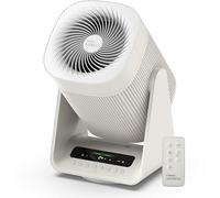 Coway Airmega Aim 2 en 1 True HEPA Purificador de aire y ventilador oscilante, gris malvavisco