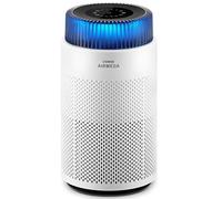 COWAY Purificador de Aire Hogar Dormitorio, HEPA, Modo Noche, AIRMEGA 100 | Reconocido por ECARF, CADR 244 m³/h, modo sueño 20 dB, luz ambiental, filtro HEPA para alergias, polen, polvo y mascotas