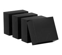 COYOUCO Almohadillas de Goma de 50 mm × 50 mm de Espesor 2 mm-10 mm Almohadillas Antideslizantes y amortiguadoras para Muebles, maquinaria, proyectos de Bricolaje 4 Piezas,3mm