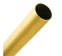 COYOUCO Tubo Redondo De Latón De 25 Mm De Diámetro Exterior, 0,5-5 Mm De Espesor De Pared, 0,5 M De Longitud, Tubería Recta De Precisión De Alta Resistencia Sin Costura,25x2mm