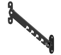 COYUN 1 Piezas Limitador de Ventana Abatible, Limitador Apertura Ventanas Retenedor Ventana con Tornillos, Bloqueo de Seguridad Restrictor de Ventana, para Ajustar Las Aberturas de Las Ventanas,Negro