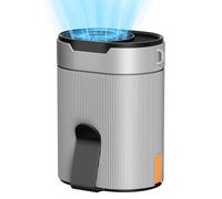 COZOME Ventilador Portátil Cintura/Cuello, Batería 3000mAh 25H Autonomía,Turbo 6600RPM 4 Velocidades Ajustables Manos Libres para Senderismo,Exteriores,Trabajo -Ventilador Enfriamiento Regalo Verano