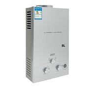Cozyel 8 litros Calentador de agua a Gas GLP Propano 8 L 16KW Para el la casa Viaje Caravana Barco Camping Coche