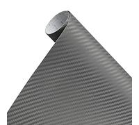 Cozylkx Envoltura De Película De Vinilo De Fibra De Carbono 3D, Pegatina Autoadhesiva para Coche De 50 cm x 3 m Sin Burbujas, Película Protectora Interior Impermeable