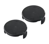 Cozypuff Paquete de 2 cubiertas de repuesto para carrete de recortadora Bosch ART 23 26 SL, tapa de cubierta de recortadora de cuerdas para piezas de herramientas de jardín F016F04557