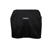 Cozze® Funda Protectora para Cocina Exterior 120 - Compatible con Plancha 90516 y Mesa 90526 con Horno Pizza 13/17” y Serie 500, Oxford 600D, Resistente UV, Negra, 130x66x114 cm