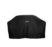 Cozze® Funda Protectora para Cocina Exterior 180 - Compatible con Plancha 90516 y Mesa 90528, Oxford 600D, Resistente a Rayos UV, Negra, 190x66x114 cm