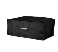 Cozze® Funda Protectora para Plancha/Barbacoa Serie 800 - Oxford 600D, Recubrimiento Interior PVC, Resistente a Rayos UV, Negra, 88 x 63 x 33,5 cm