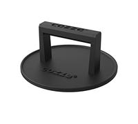 Cozze® Prensa para hamburguesas Ø16 cm - Prensa de carne de hierro fundido con mango PP - Apta para lavavajillas - Negro