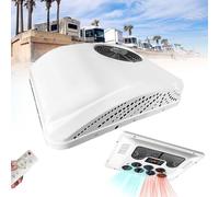 Cplsntaeam Aire Acondicionado en la azotea para vehículos recreativos con calefacción de 12V/24V/48V/220V/115V, Aire Acondicionado para Autocaravana, caravanas, Camiones, Tractores,12V