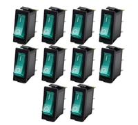 Cpolebev 10 PCS KCD3 Switch Rocker 3 Terminales Interruptor de Balancín para Cocinas de Arroz Eléctricas y Electrodomésticos Pequeños