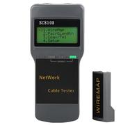 Cpolebev Comprobador de Cable de Red RJ45 SC8108 STP UTP Ca5E Cat6, Medidor de Longitud de Cable LAN, Comprobador de Longitud de Cable UTP