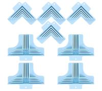 Cpolebev Guía de Esquinas Resistente de 8 Piezas para Caja de Aglomerado, Herramienta de Sujeción en Ángulo Recto para Grosores de Papel de 1 mm, 1,5 mm, 2 mm y 3 mm B