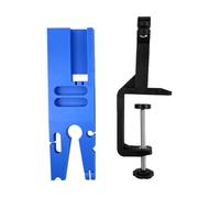 Cpolebev Juego de Abrazaderas de Banco con Ranura en V y Abrazadera en C para Banco de Trabajo, Herramienta para Hacer Joyas de Madera y Metal, Herramienta de Corte y Bloqueo.