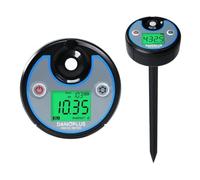 Cpolebev Medidor Digital PAR DLI PPFD 2 en 1, Registrador de Datos, Comprobador de Luz, 400-700 Nm, Fotosintético, IP65, Resistente Al Agua, para Jardinería en Invernaderos.