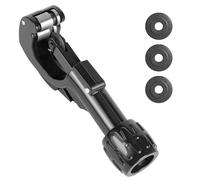 CPROSP 2 en 1 Cortatubos de Tubos 3-35 MM, Cortatubos de 3 a 35 MM con Dispositivo de Desbarbado y 4 Rueda Corte Repuesto para Aluminio, Cobre, PVC, Tubos de Acero