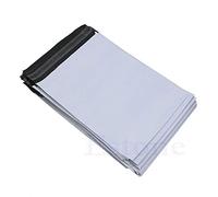 CQAHDSEVF Bolsas de envío, Bolsas de mensajería de franqueo Gris Claro, sobre de Correo de Polietileno autosellado, 100 Uds.(20and34cm)