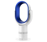 CQAHDSEVF Ventilador de torre sin aspas, Ventilador De Torre Sin Aspas Oscilante Con Control Remoto Y Temporizador Azul Plata(Blue)