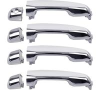 CQJJXKYC Manija de puerta exterior Juego de manijas de puerta de 4 piezas, delanteras, compatible con 4Runner 2010-2021, compatible con GX460 69250-60050(Chrome 4Pcs)