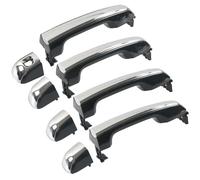 CQJJXKYC Manija de puerta exterior Juego de manijas de puerta de 4 piezas, delanteras, compatible con 4Runner 2010-2021, compatible con GX460 69250-60050(Black 4Pcs)