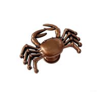 Crab Shape Zinc Alloy Cabinet Knob For Kids Furniture | para durable Zinc Alloy, Multi-layer Plating Finish, Crab Design, Suitable For Children\'s Rooms, Screws Not Included