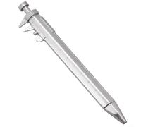 Crabop Calibrador digital Vernier de 0 a 150 mm, herramienta de medición de acero inoxidable con tinta de gel, regla de precisión para carpintería, ingeniería, bricolaje (recarga azul)