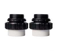 Crabop Paquete de 2 unidades de unión de alta temperatura MIP x PVC de 2 pulgadas para Pentair para whisperflo para intelliflo, adaptador de bomba de piscina manual para un fácil reemplazo (4 piezas)