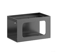 Crabop para soporte para papel Higiénico con para estante 17cm para acero | para acero carbono para durable, acabado , para estante superior 17cm, organización baño moderna