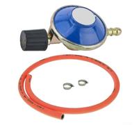 Crabop Regulador ajustable de 30 mbar para cilindros de gas de camping con boquilla de latón Rendimiento constante en para escenarios de cocina al aire libre (B)