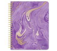 Crackled Blush 2027 6 X 7.75 Inch Weekly Desk Planner Foil Stamped Cover