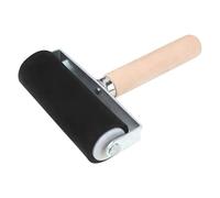 Craft Roller, Wallpaper Roller with Wooden Handle, Paint Brush, Stamping Tool for Printmaking Wallpaper Paper Transfer Printing Scrapbooking Art