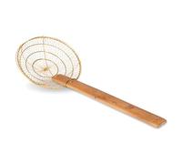 Craft Wok Colador de malla de latón mediano de 8 pulgadas / skimmer de araña Zhao Li, herramienta de cocina robusta y elegante para freír y colar, auténticos utensilios de cocina orientales - /